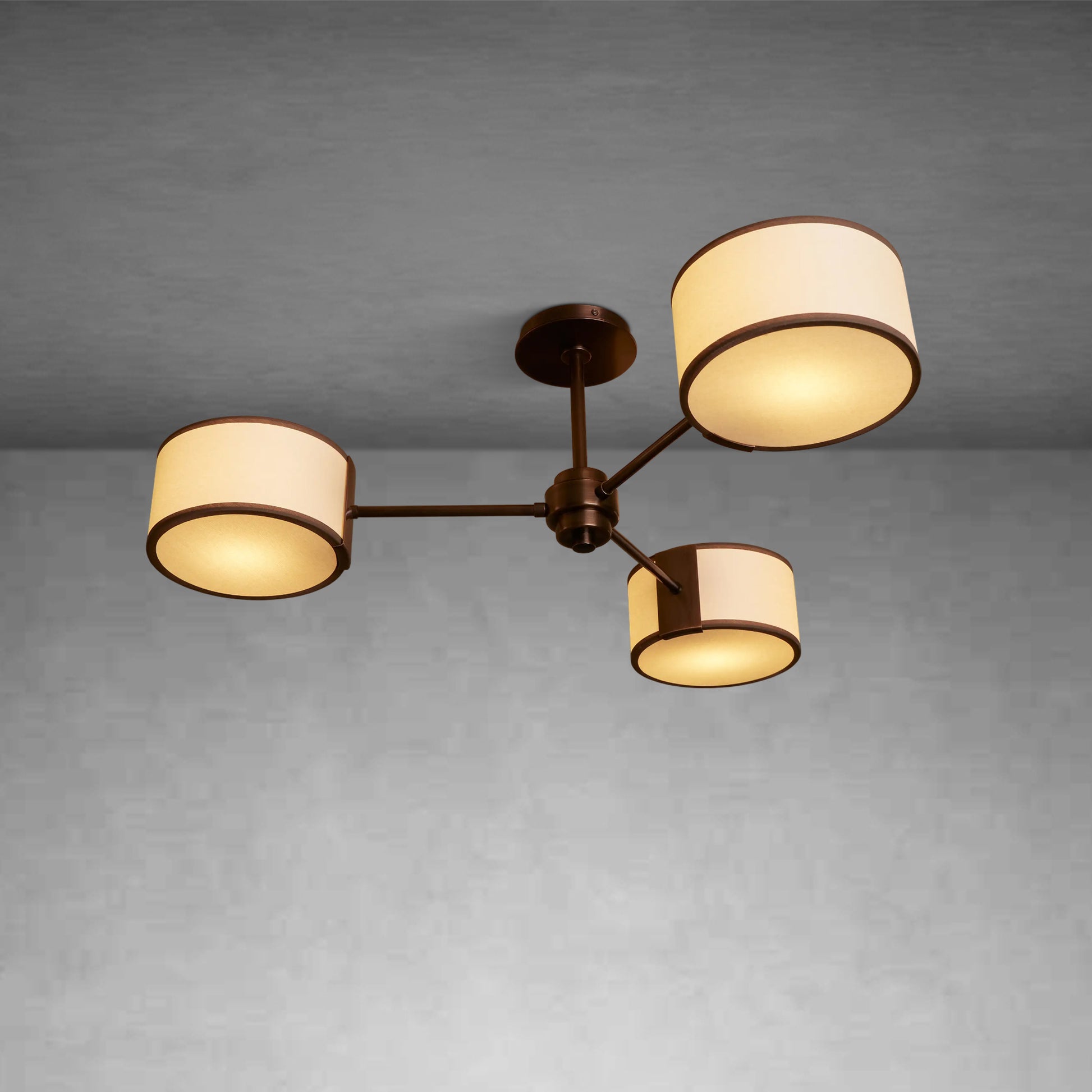 Daphne Fabric Flush Mount-Fanci Lamps