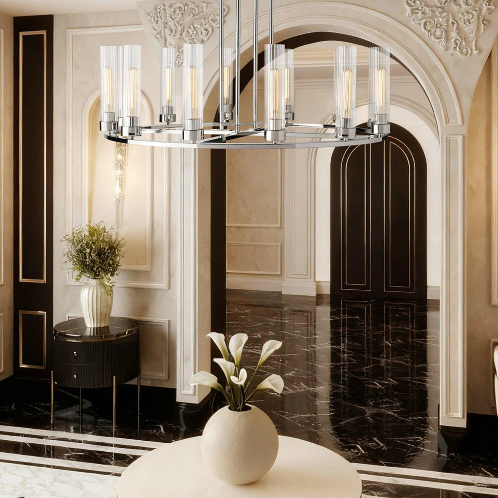 Andreas Round Chandelier 10/12 Light-Fanci Lamps