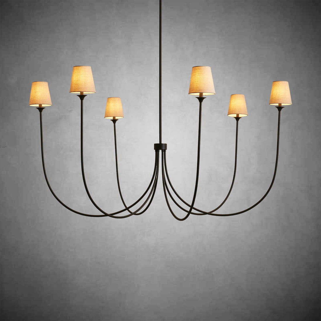 Saige Round Chandelier-Fanci Lamps