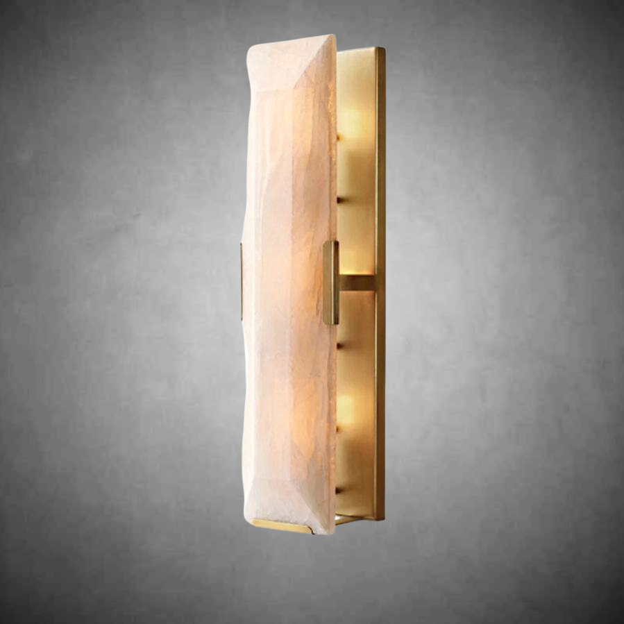 Harlow Calcite Linear Sconce