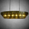 Ghiaccio Oval Chandelier 54''65''-Fanci Lamps