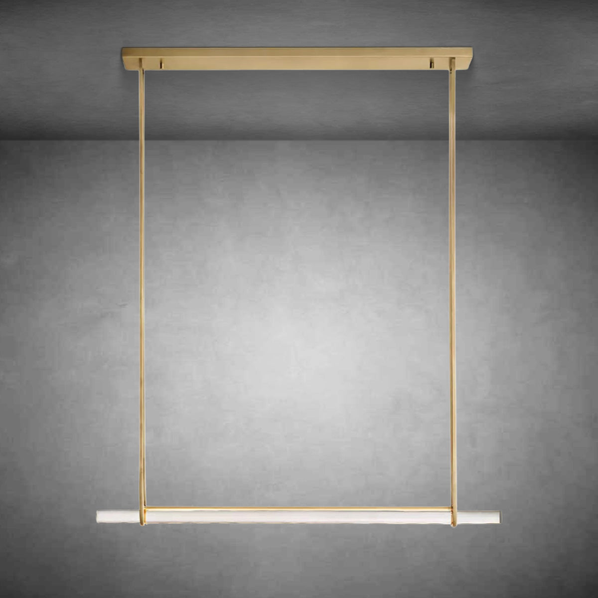 Audubany Crystal Single Bar Linear Chandelier