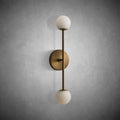Girouette Alabaster Double Wall Sconce-Fanci Lamps