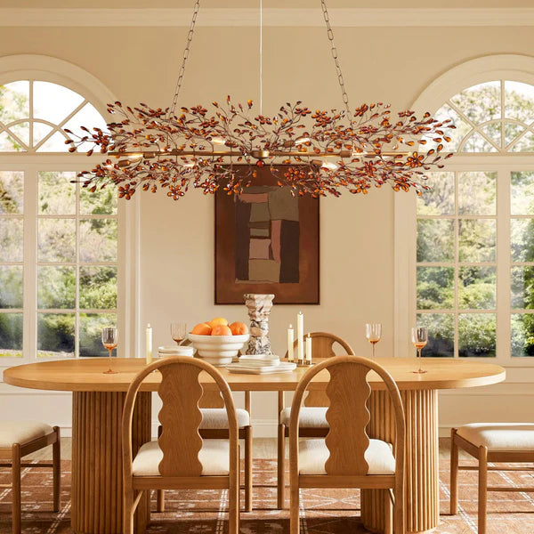 Fiore Linear Chandelier 43''51''68''-Fanci Lamps