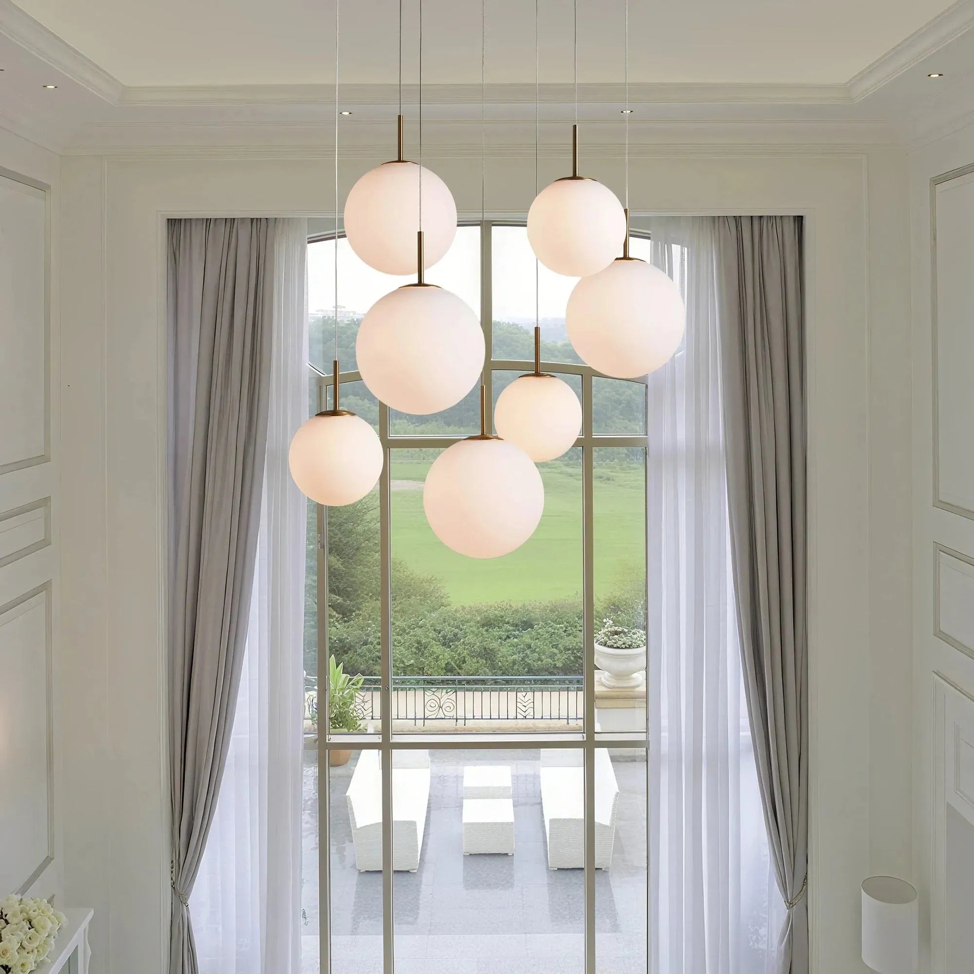 Casen Round Chandelier 20''28''34''43''-Fanci Lamps