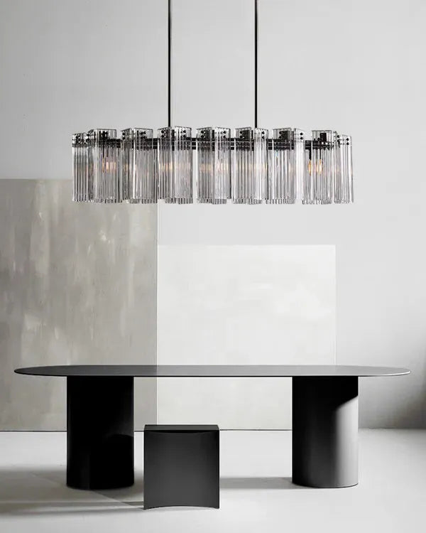 Delsie Oval Chandelier 51''63''72''-Fanci Lamps