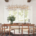 Fiore Linear Chandelier 43''51''68''-Fanci Lamps