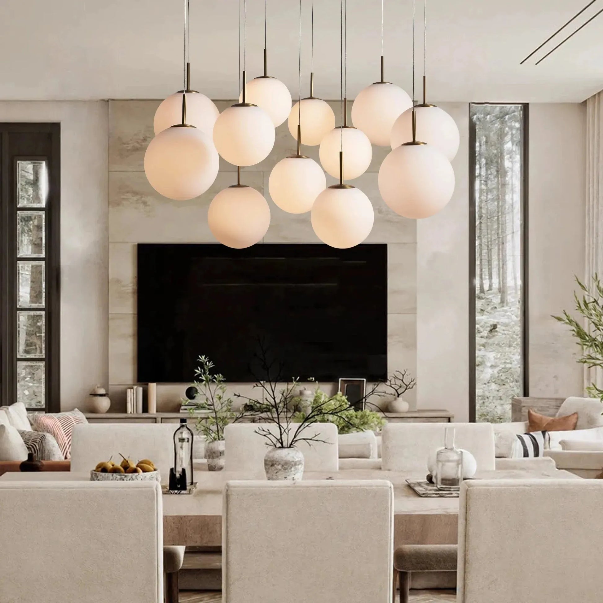 Casen Round Chandelier 20''28''34''43''-Fanci Lamps