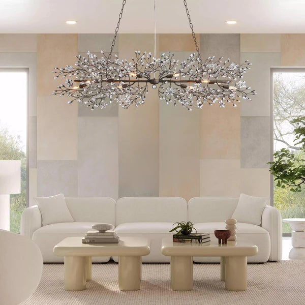 Fiore Linear Chandelier 43''51''68''-Fanci Lamps