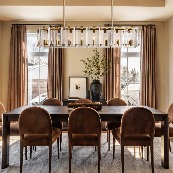 Amaya Rectangular Chandelier 12/16 Light-Fanci Lamps