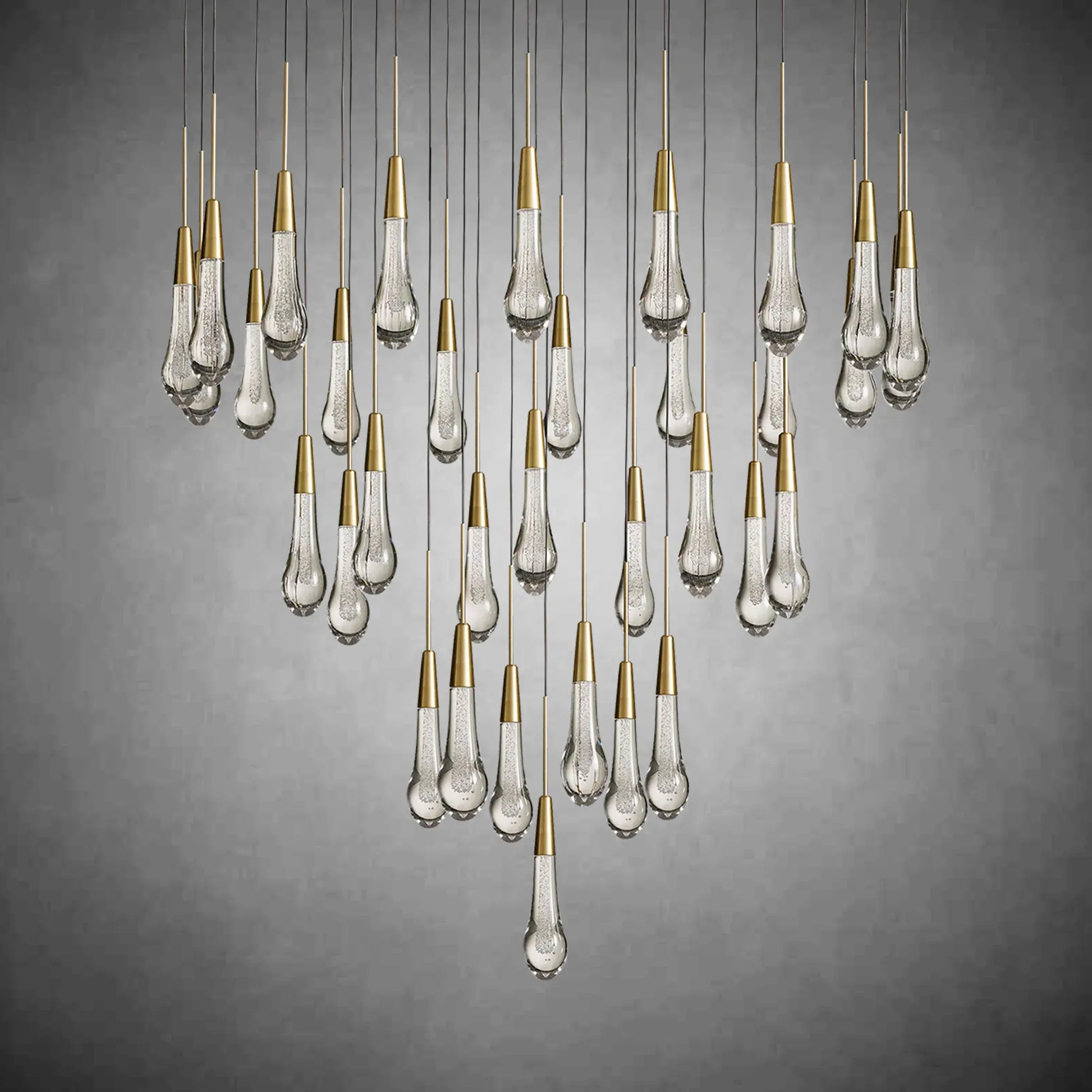 Soltaire Round Chandelier 17" 24" 36“ 58“-Fanci Lamps