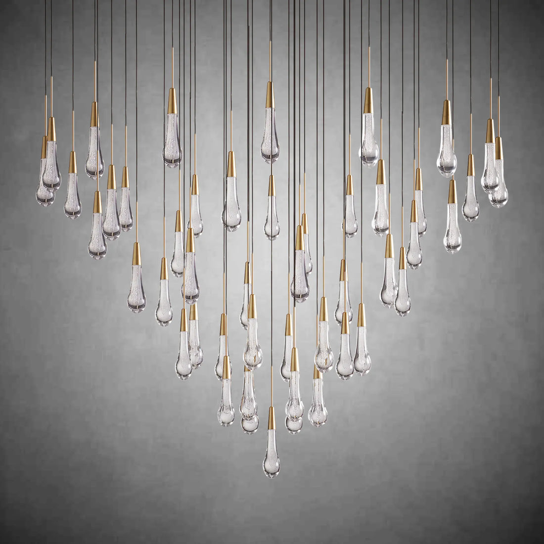 Soltaire Round Chandelier 58"W-Fanci Lamps