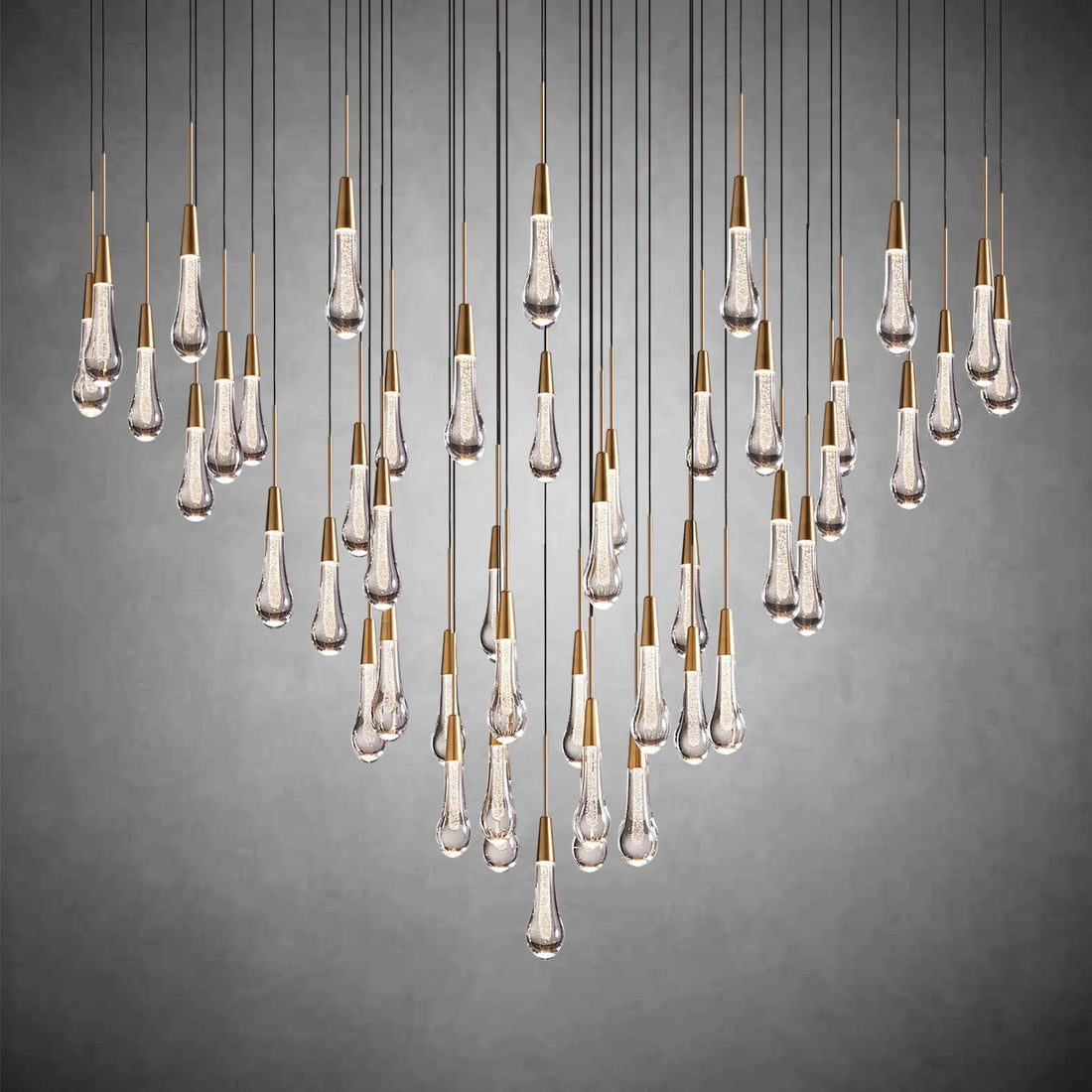Soltaire Round Chandelier 58"W-Fanci Lamps