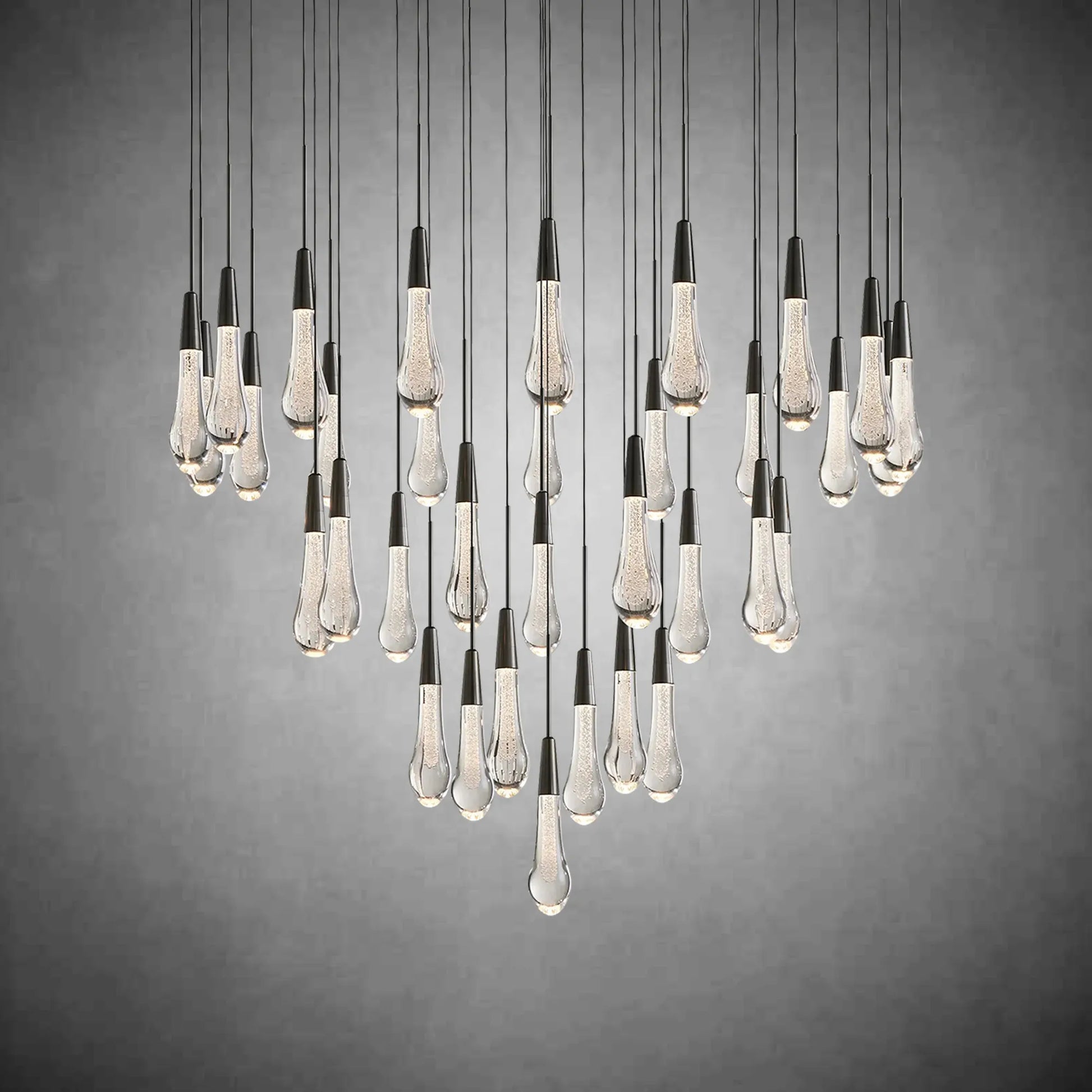 Soltaire Round Chandelier 17" 24" 36“ 58“-Fanci Lamps