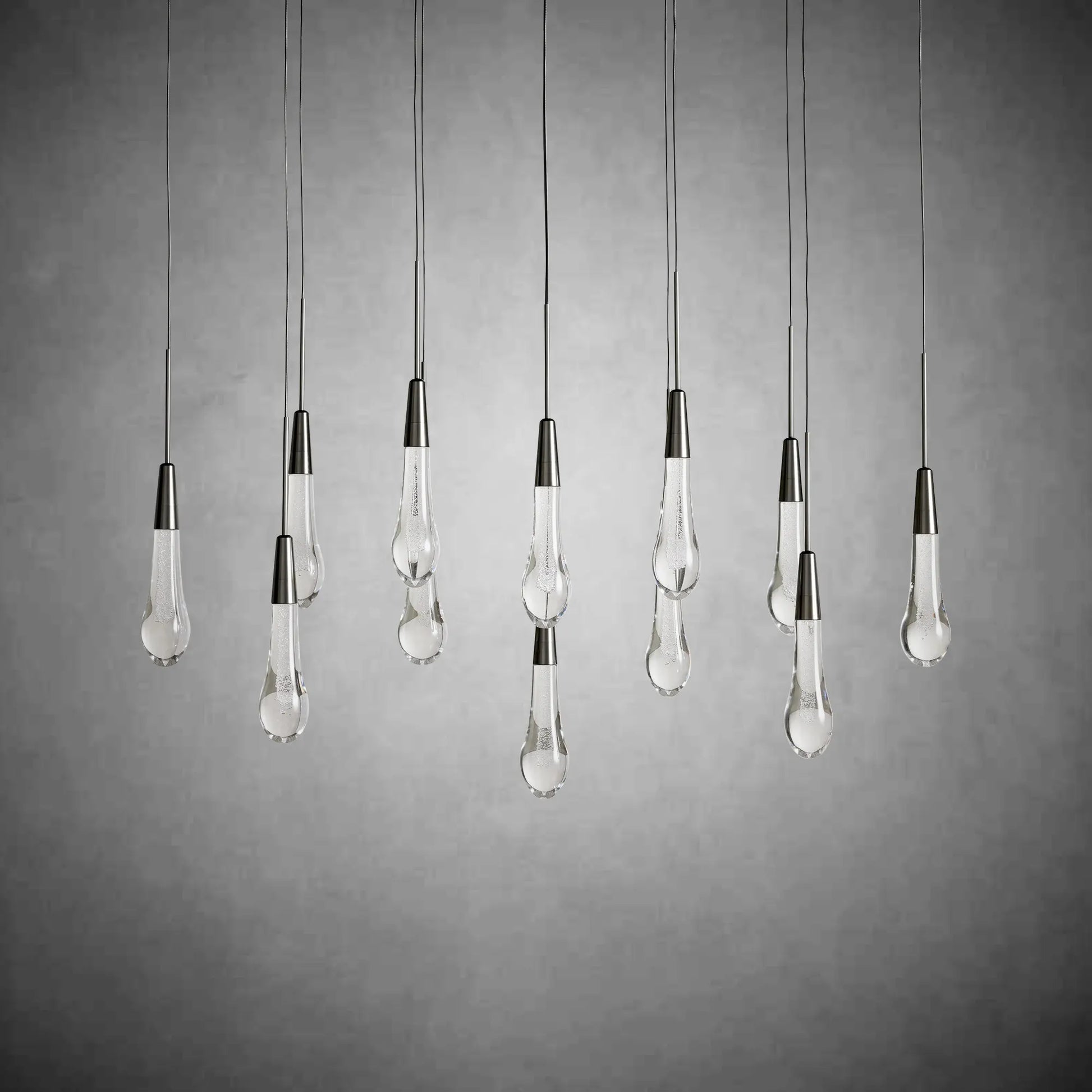 Soltaire Linear Chandelier 37"W-Fanci Lamps