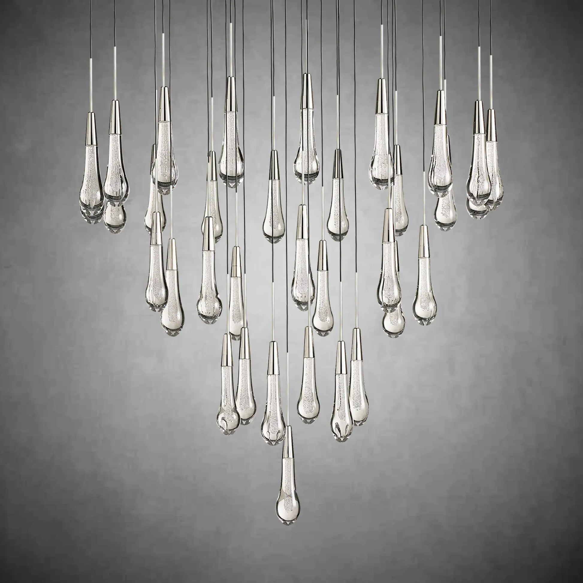 Soltaire Round Chandelier 17" 24" 36“ 58“-Fanci Lamps