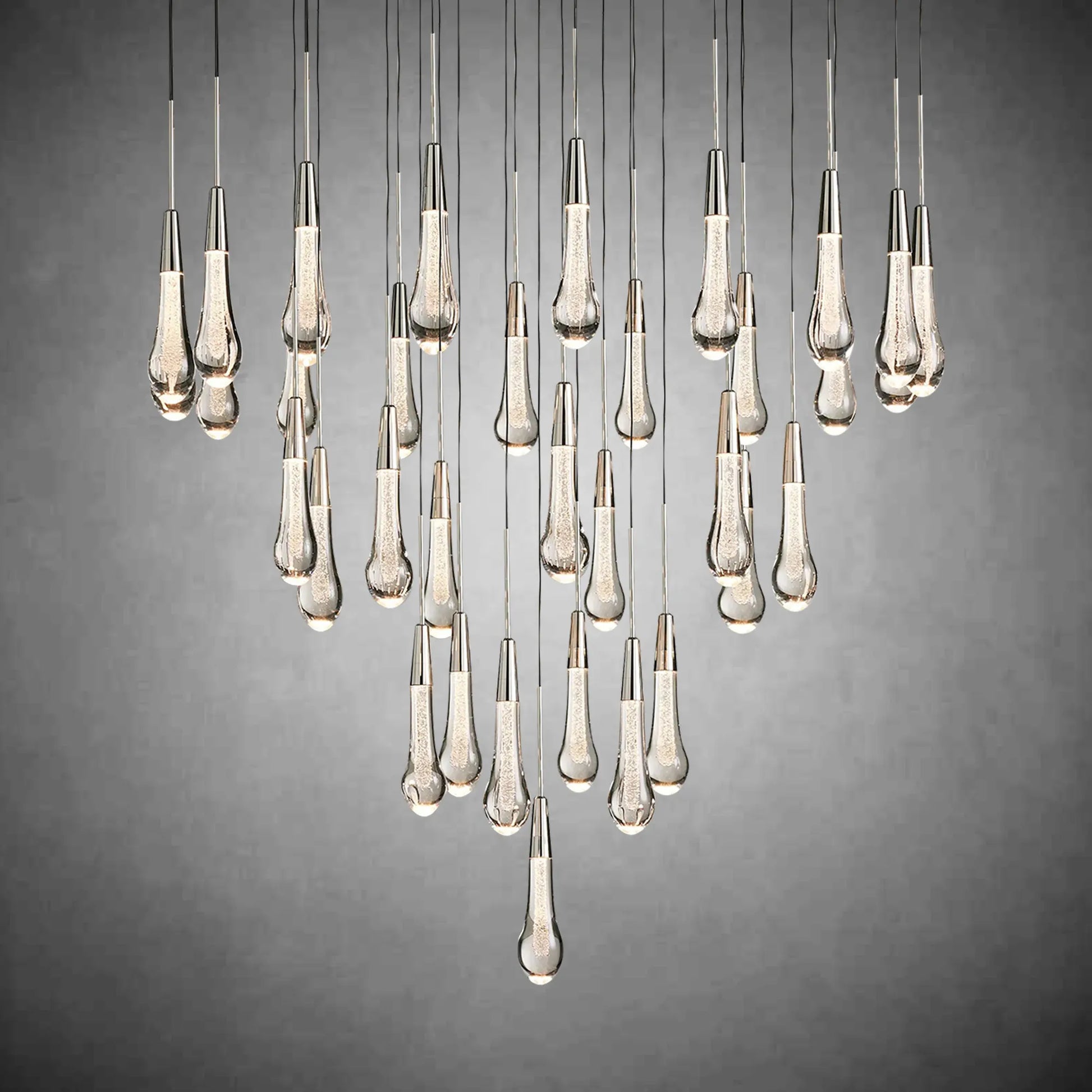 Soltaire Round Chandelier 17" 24" 36“ 58“-Fanci Lamps