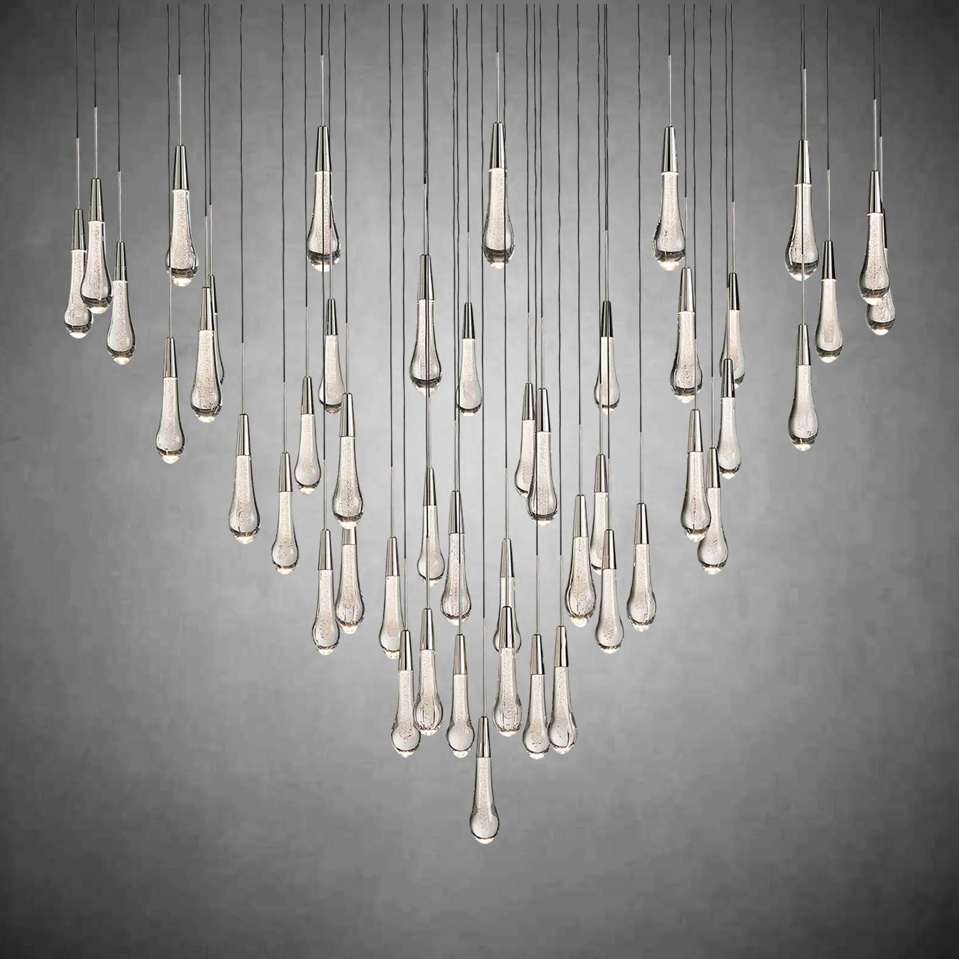 Soltaire Round Chandelier 58"W-Fanci Lamps