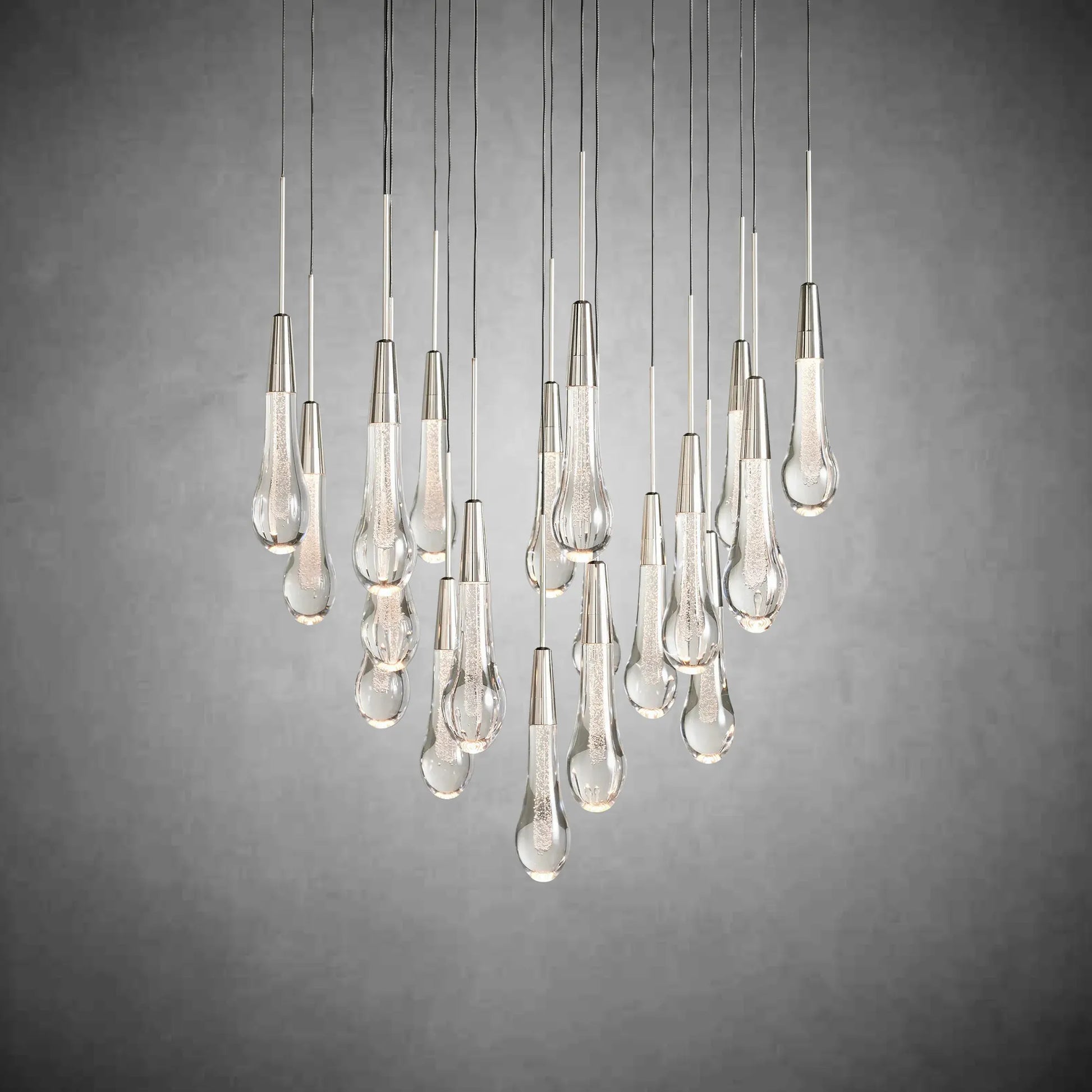 Soltaire Round Chandelier 17" 24" 36“ 58“-Fanci Lamps