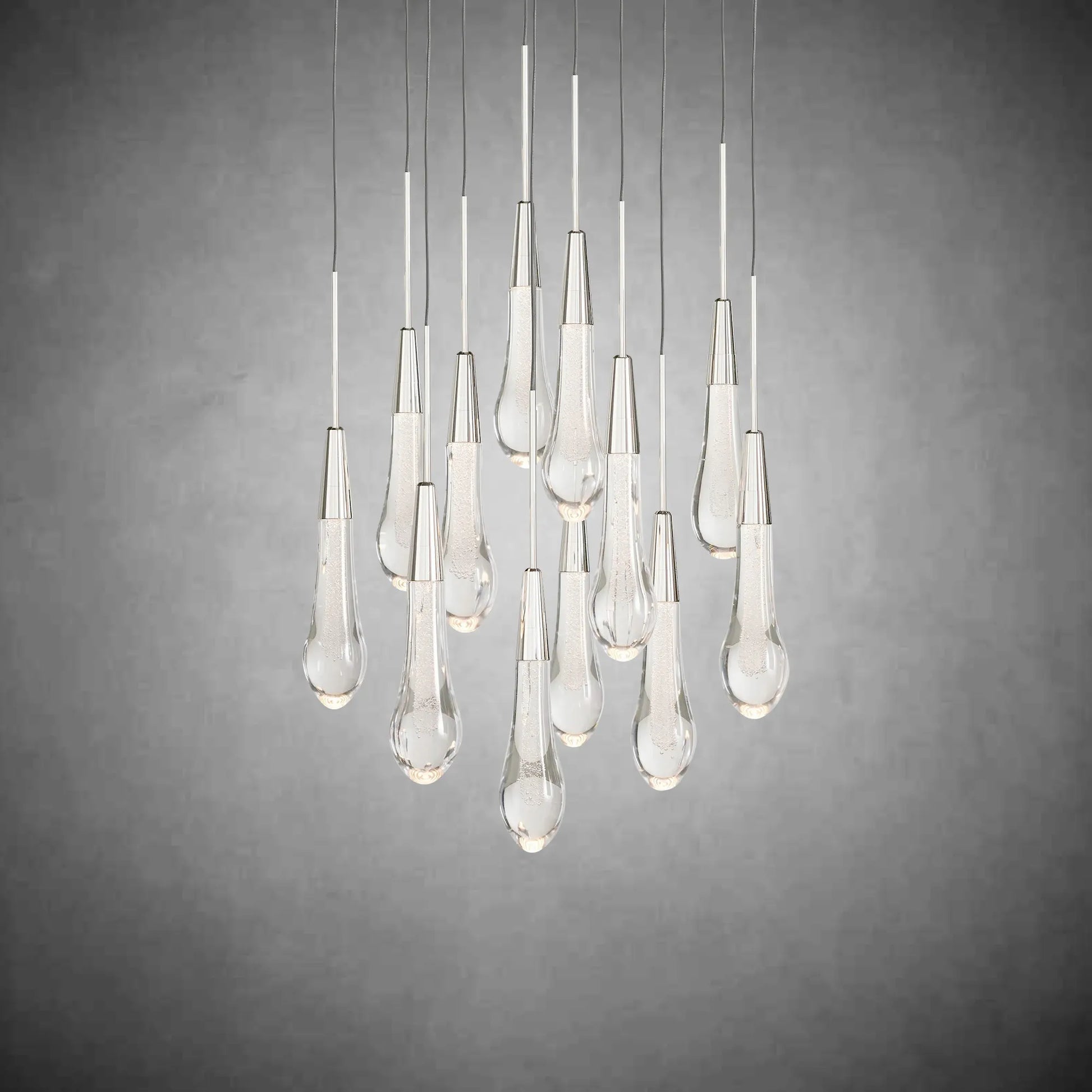 Soltaire Round Chandelier 17" 24" 36“ 58“-Fanci Lamps