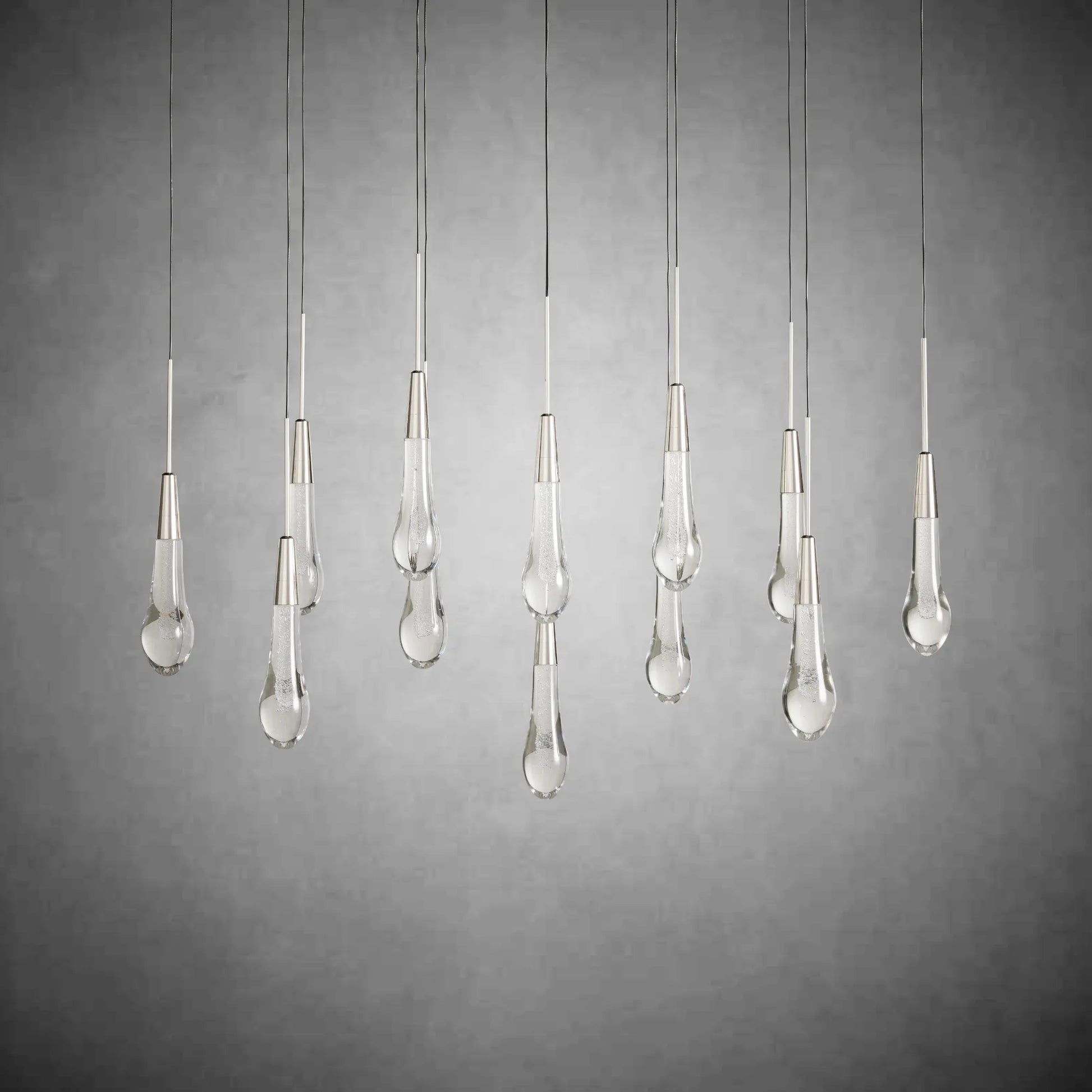 Soltaire Linear Chandelier 37"W-Fanci Lamps