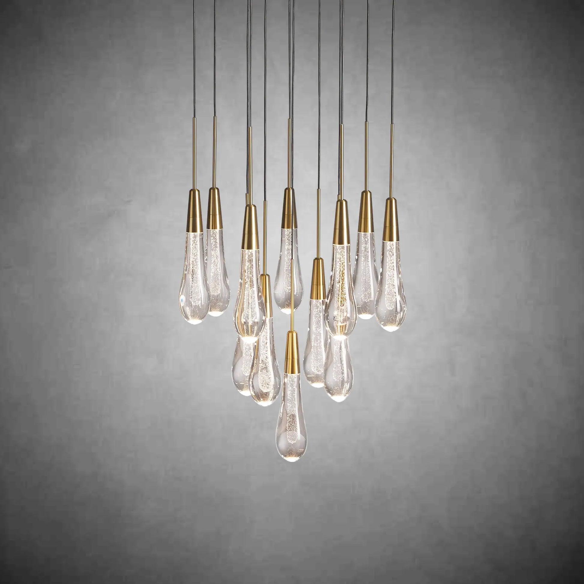 Soltaire Round Chandelier 17" 24" 36“ 58“-Fanci Lamps