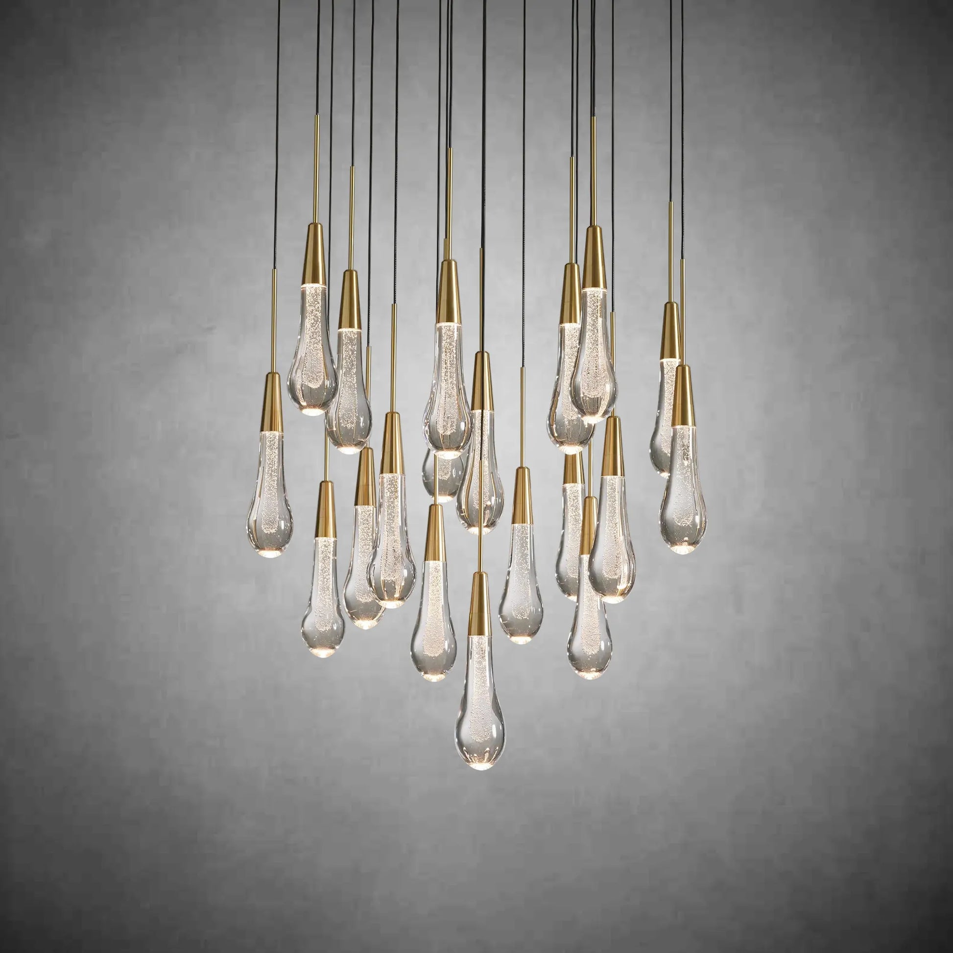 Soltaire Round Chandelier 17" 24" 36“ 58“-Fanci Lamps