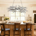 Fiore Linear Chandelier 43''51''68''-Fanci Lamps