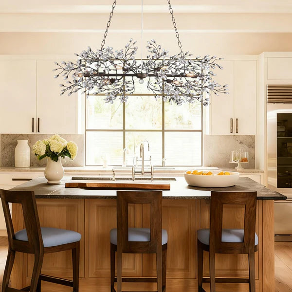 Fiore Linear Chandelier 43''51''68''-Fanci Lamps