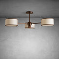 Daphne Fabric Flush Mount-Fanci Lamps