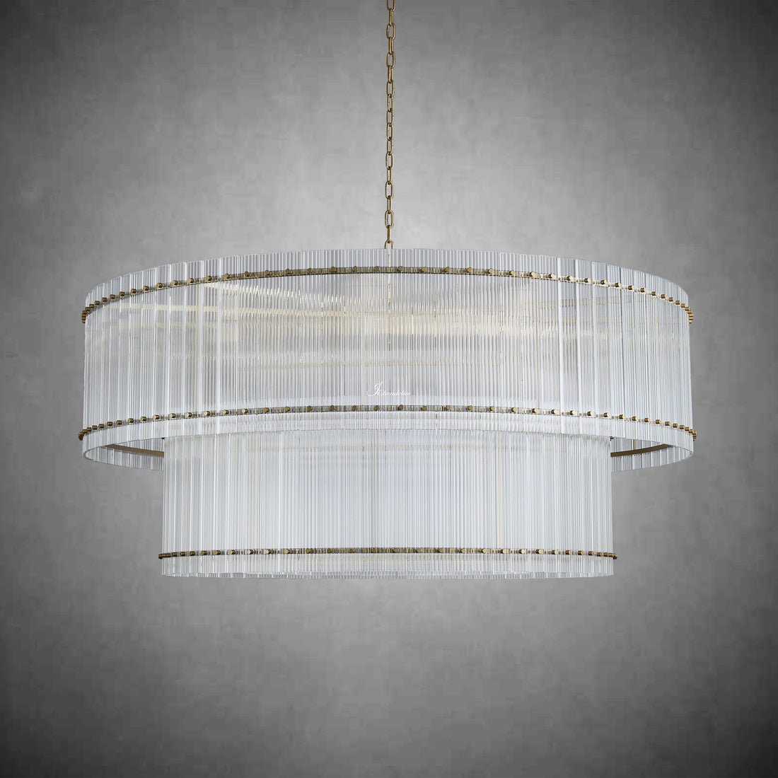 Sun Marco 2-Tier Round Chandelier 60"