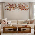Fiore Linear Chandelier 43''51''68''-Fanci Lamps