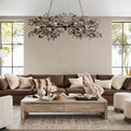 Fiore Linear Chandelier 43''51''68''-Fanci Lamps