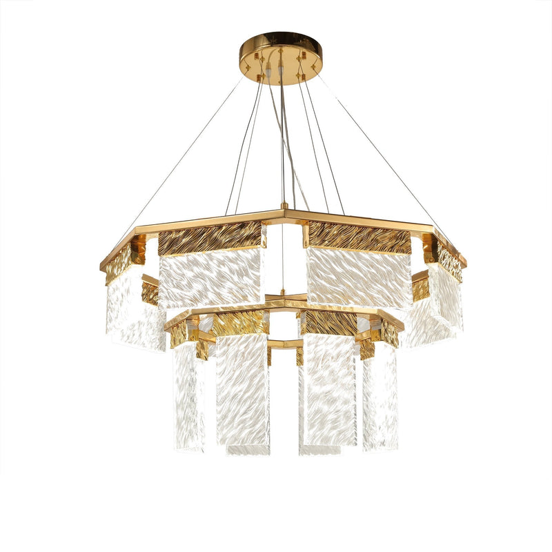 Z-Lite 2-Tier Round Down-light LED Chandelier