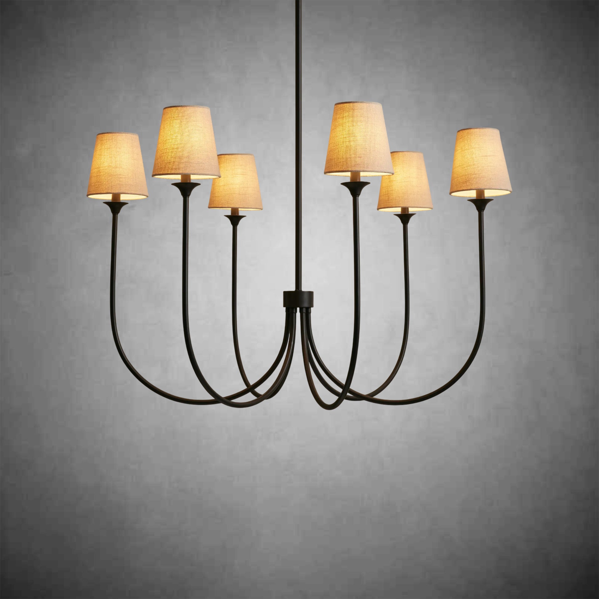 Saige Round Chandelier-Fanci Lamps