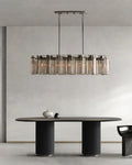 Delsie Oval Chandelier 51''63''72''-Fanci Lamps