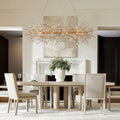 Fiore Oval Chandelier 62''74''-Fanci Lamps