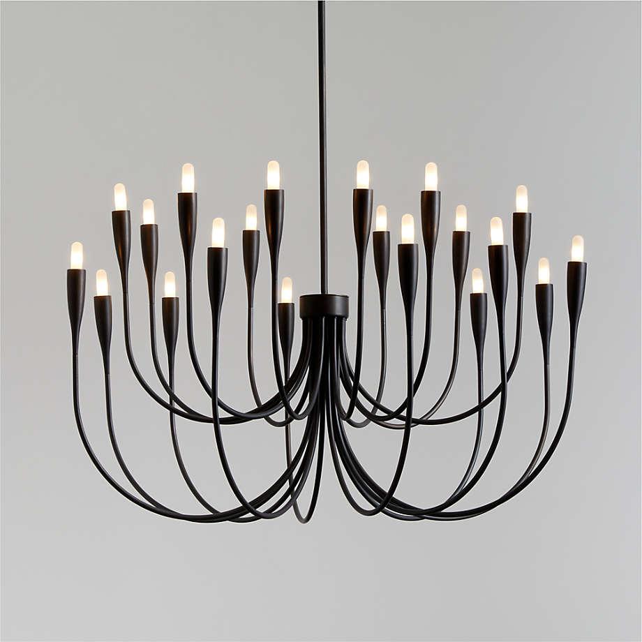 Liona Large Brass Candelabra Chandelier Light