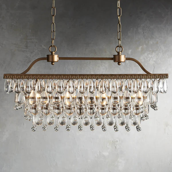 Anabella Rectangular Chandelier-Fanci Lamps