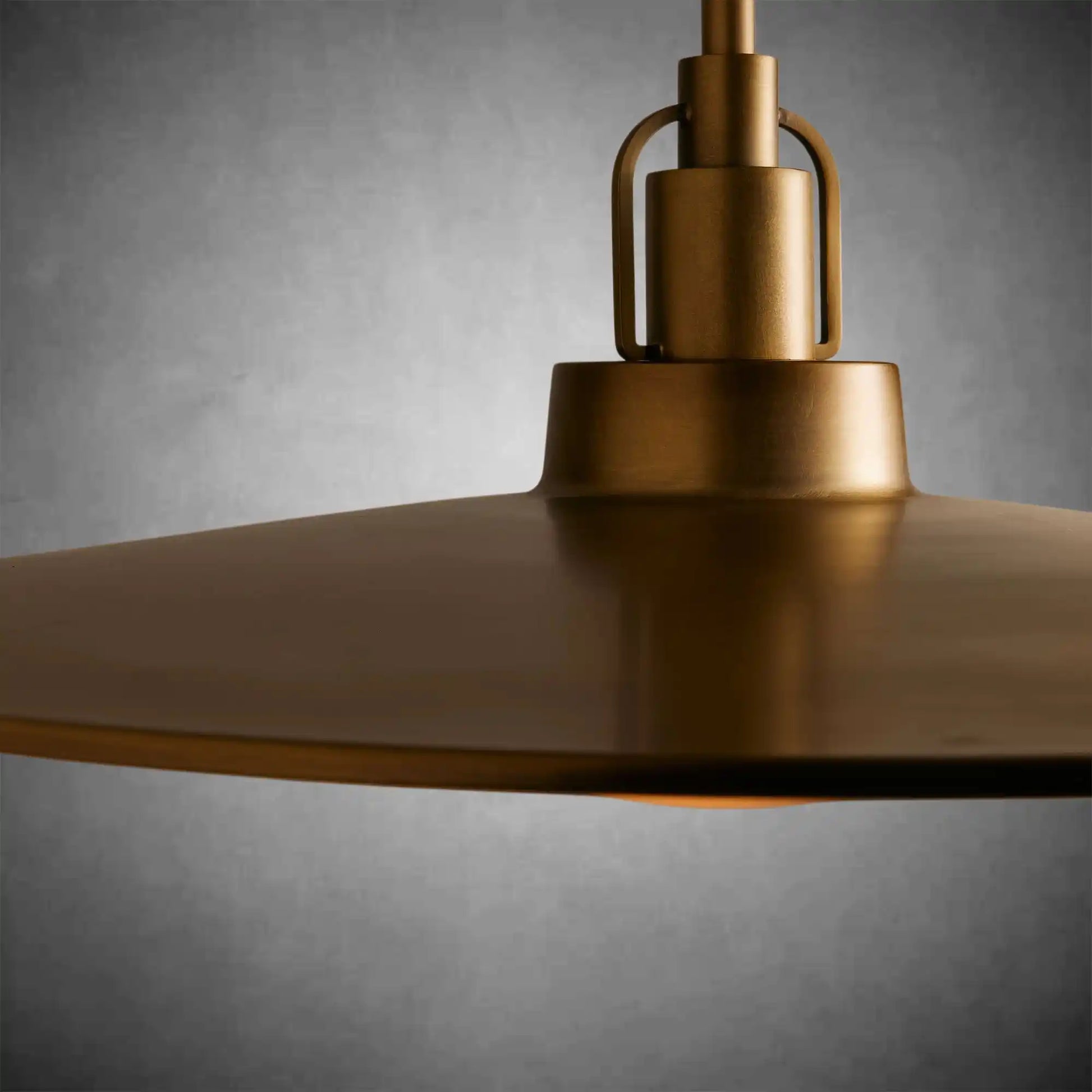 Argent Brass Finish Iron Pendant Light with Opal Glass Dome-Fanci Lamps