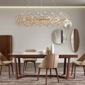 Fiore Oval Chandelier 62''74''-Fanci Lamps
