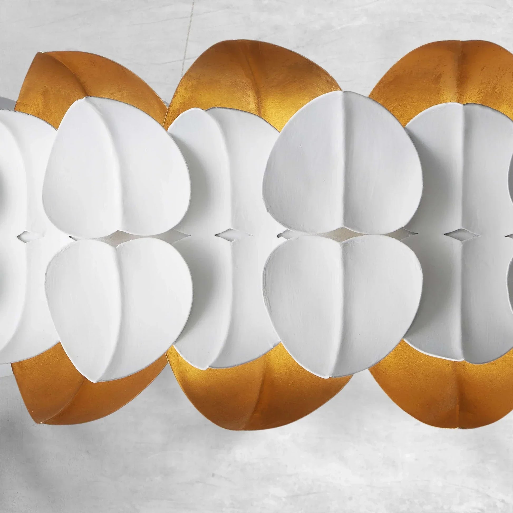 Darla Hand-Sculpted Leaves Chandelier 39''-Fanci Lamps