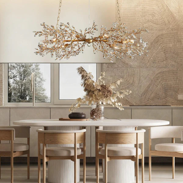 Fiore Linear Chandelier 43''51''68''-Fanci Lamps