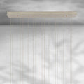 Edda Linear Teardrop Mercury Glass Chandelier – 48