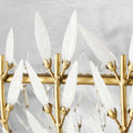 Elegant Morrigan Round Brass-Chained White Glass Chandelier 34 Inch-Fanci Lamps