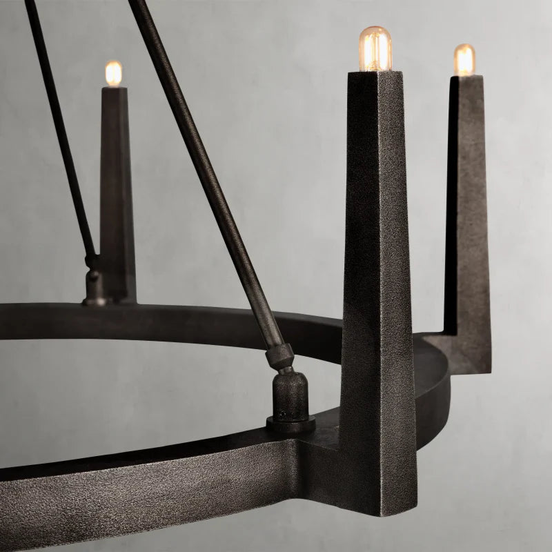 Emmet Round Chandelier-Fanci Lamps