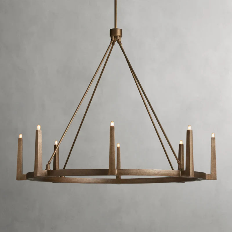 Emmet Round Chandelier-Fanci Lamps