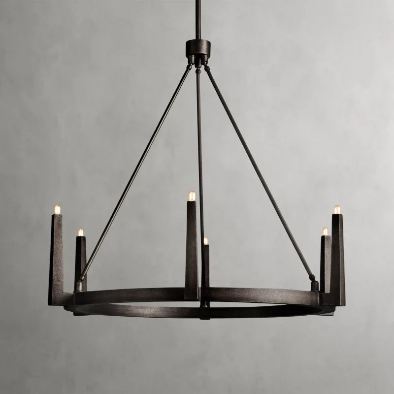 Emmet Round Chandelier-Fanci Lamps