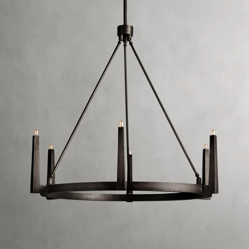 Emmet Round Chandelier-Fanci Lamps