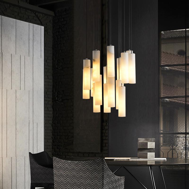 Alabaster Anne Modern Art Chandeliers